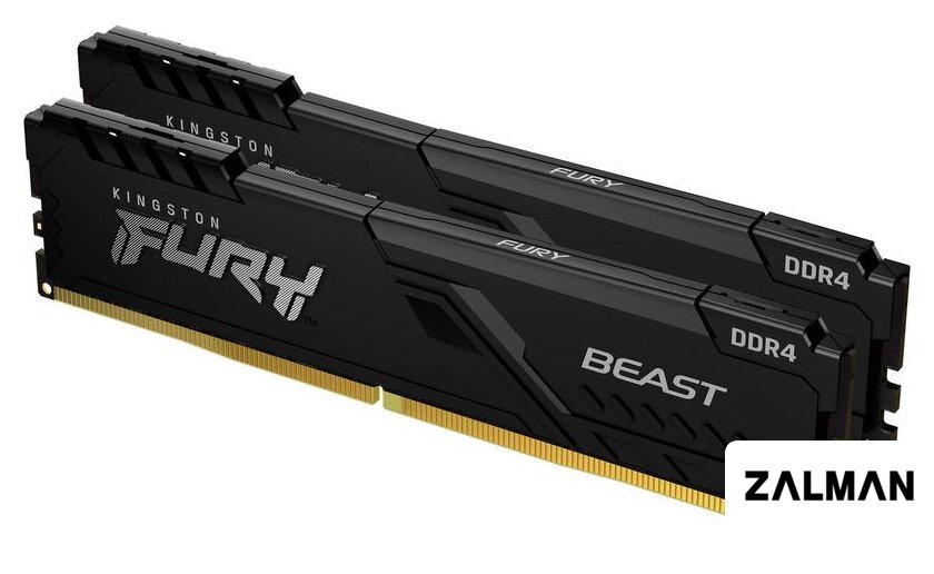 Оперативная память Kingston FURY Beast RGB 2x8ГБ DDR4 3200МГц KF432C16BB2AK2/16