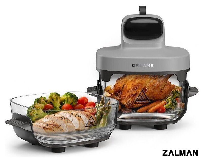 Аэрогриль (аэрофритюрница) Dreame Air Fryer PT60 (серый)