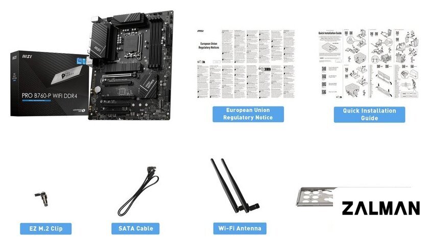 Материнская плата MSI Pro B760-P WiFi DDR4