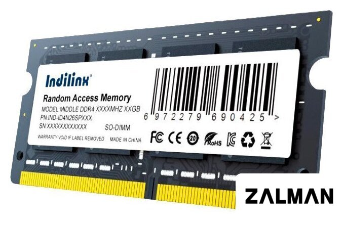 Оперативная память Indilinx 8ГБ DDR4 SODIMM 3200 МГц IND-ID4N32SP08X