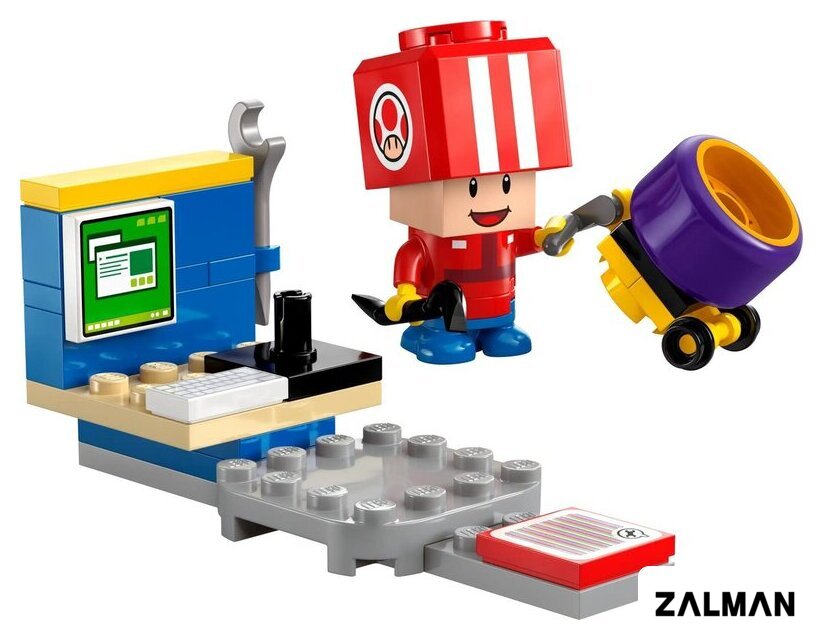 Конструктор LEGO Super Mario 30702 Mario Kart - Тоад механик