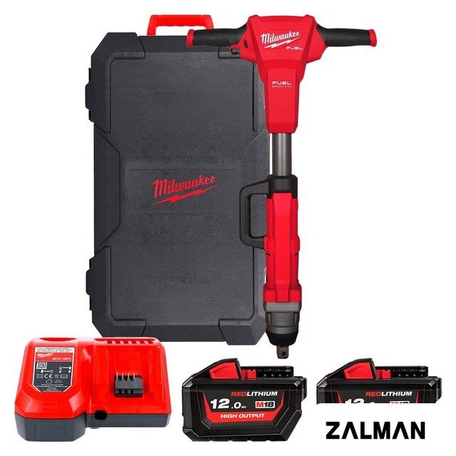 Гайковерт Milwaukee M18 FUEL M18FHIWF1R-122C 4933493141 (с 2-мя АКБ, кейс)