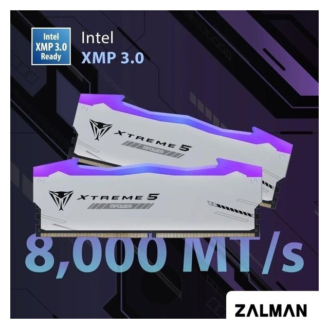 Оперативная память Patriot Viper Xtreme 5 2x16ГБ DDR5 8000 МГц PVXR532G80C38KM