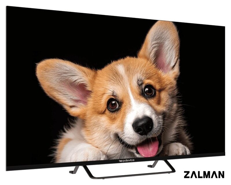 Телевизор Topdevice 43" SMART TV YаOS 03 (черный)