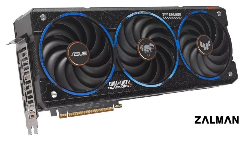 Видеокарта ASUS TUF Gaming Radeon RX 9070 XT COD BO7 Special Edition TUF-RX9070XT-O16G-COD-BO7