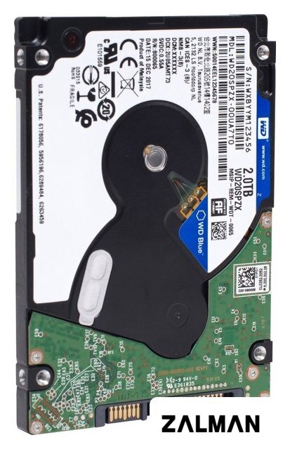 Жесткий диск WD Blue Mobile 2TB WD20SPZX