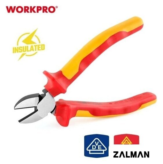 Кусачки боковые (бокорезы) Workpro WP342008
