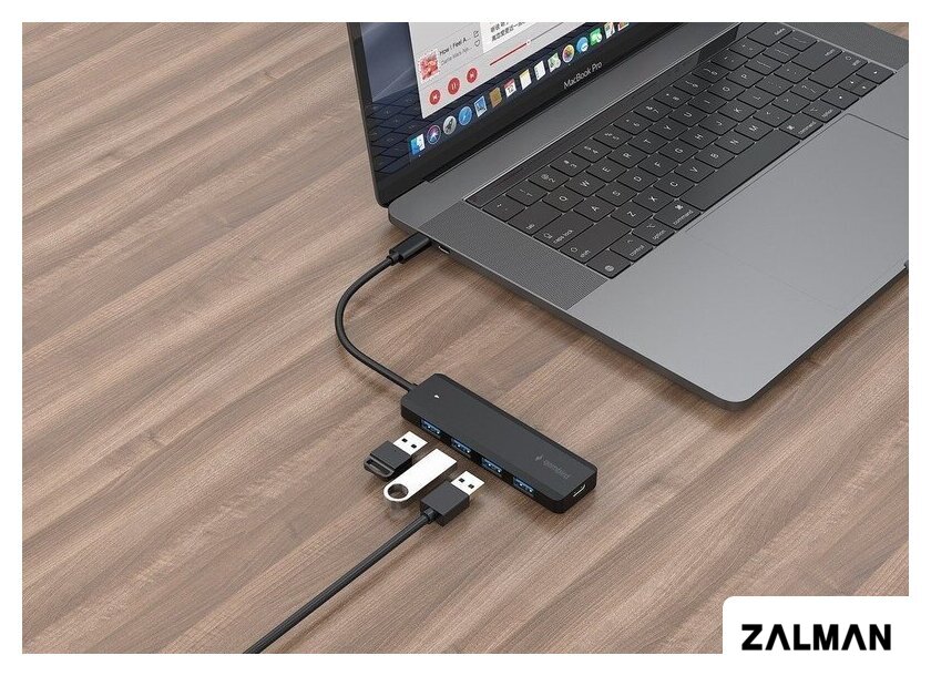 USB-хаб Gembird UHB-CM-U3P4P-01