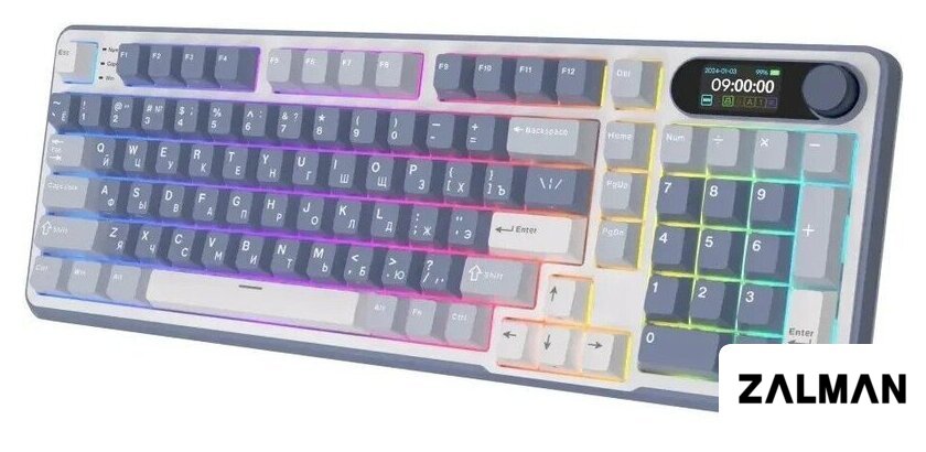Клавиатура Royal Kludge RK-S98 RGB Ocean Blue (RK Cream)