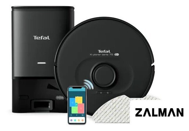 Робот-пылесос Tefal X-plorer Serie 75 S+ RG8595WH