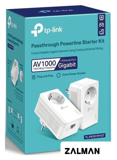 Комплект powerline-адаптеров TP-Link TL-PA7017P KIT
