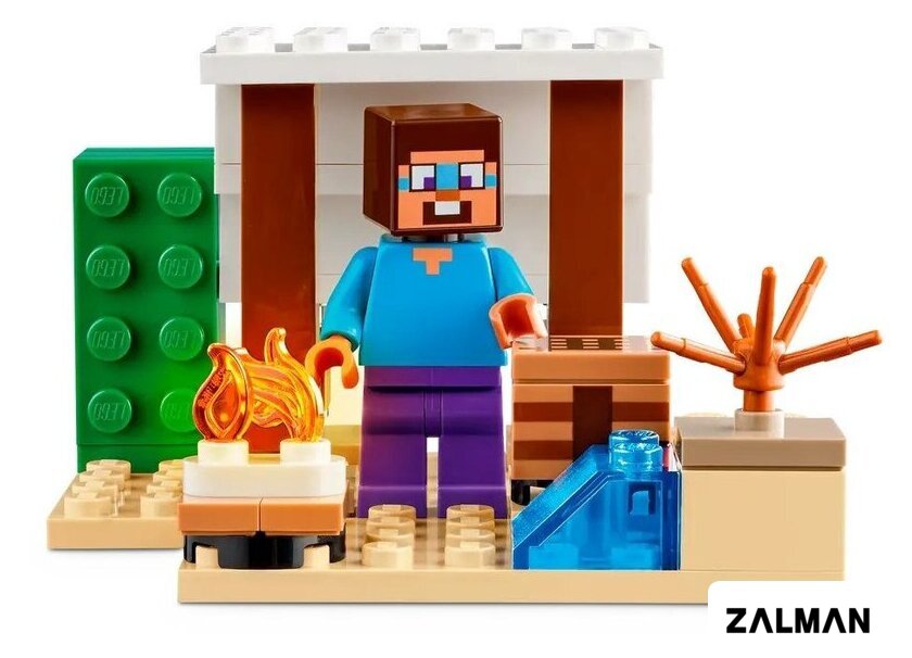 Конструктор LEGO Minecraft 21251 Экспедиция Стива в пустыню