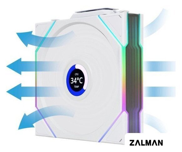 Вентилятор для корпуса Lian Li Uni Fan TL 120 Wireless Reverse 12RTLLCD1W1W G99.12RTLLCD1W1W.R0