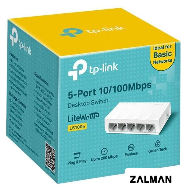 Неуправляемый коммутатор TP-Link LS1005