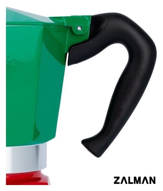 Гейзерная кофеварка Bialetti Moka Express Tricolor (6 порций)