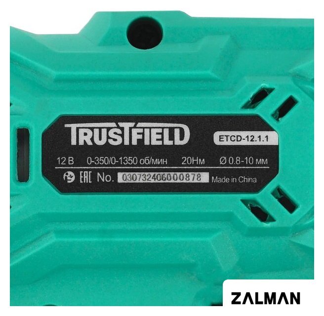 Дрель-шуруповерт Trustfield ETCD-12.2.1 (с 2-мя АКБ, кейс)