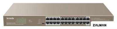 Неуправляемый коммутатор Tenda TEG1126P-24-410W