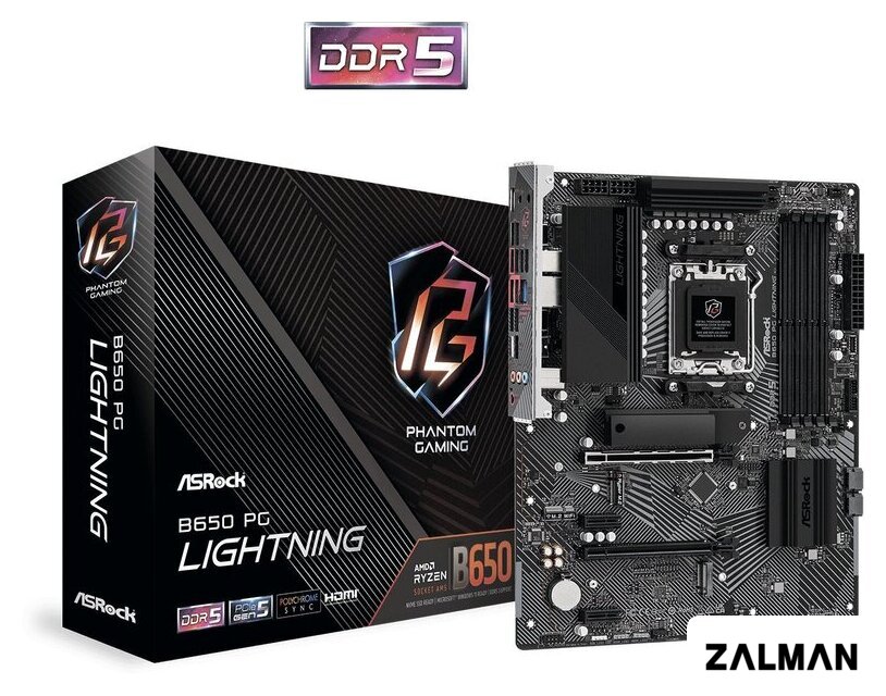 Материнская плата ASRock B650 PG Lightning