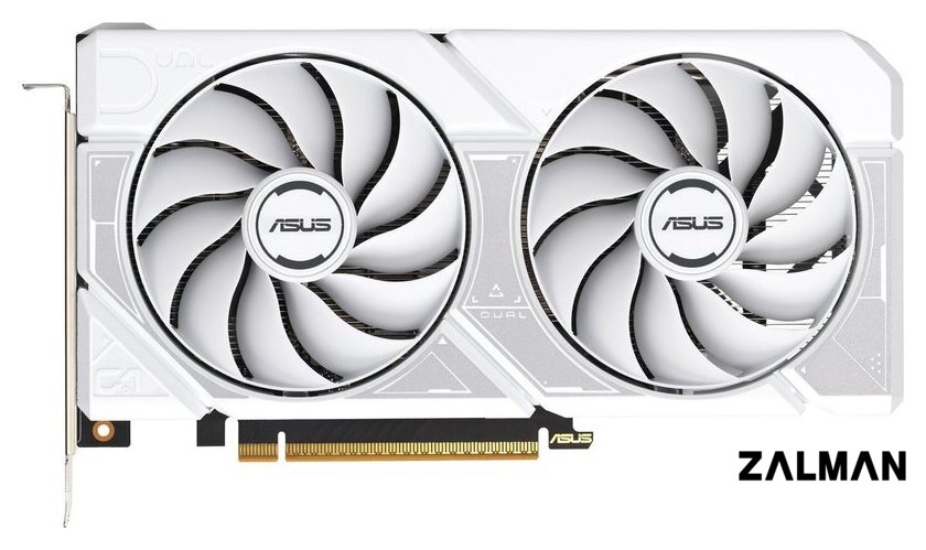 Видеокарта ASUS Dual GeForce RTX 5060 8GB GDDR7 White OC Edition DUAL-RTX5060-O8G-WHITE
