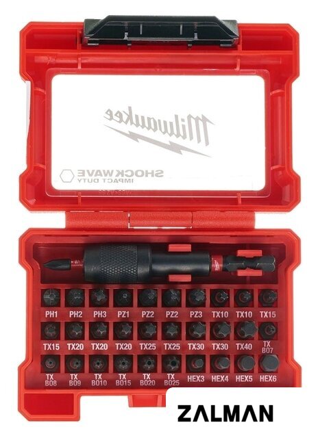 Набор бит Milwaukee 4932464240 (32 предмета)
