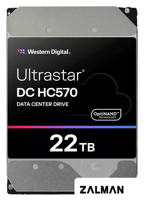 Жесткий диск WD Ultrastar DC HC570 22TB WUH722222ALE6L4