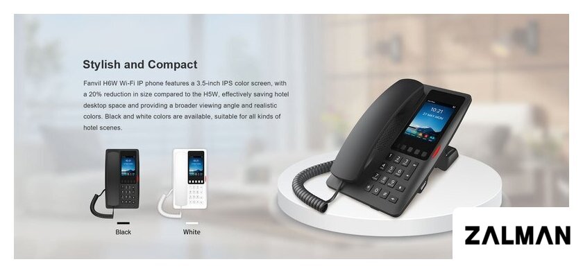 IP-телефон Fanvil H6W (черный)