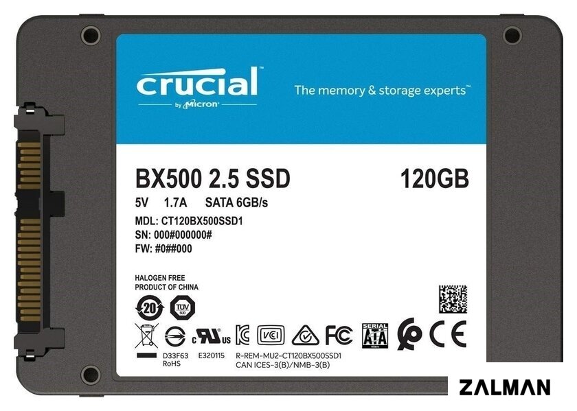 SSD Crucial BX500 240GB CT240BX500SSD1
