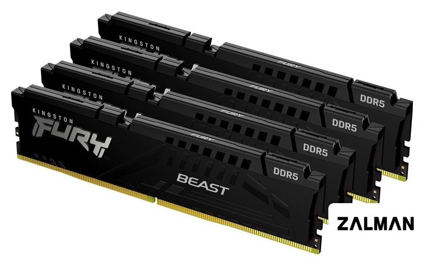 Оперативная память Kingston FURY Beast 4x32ГБ DDR5 5200 МГц KF552C40BBK4-128