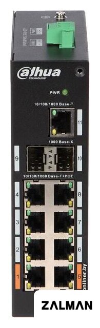 Неуправляемый коммутатор Dahua DH-PFS3211-8GT-120