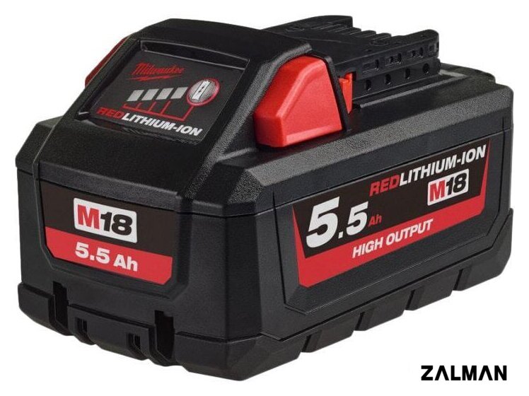 Аккумулятор с зарядным устройством Milwaukee M18 HNRG-552 (18В/5.5 Ah + 12-18В)