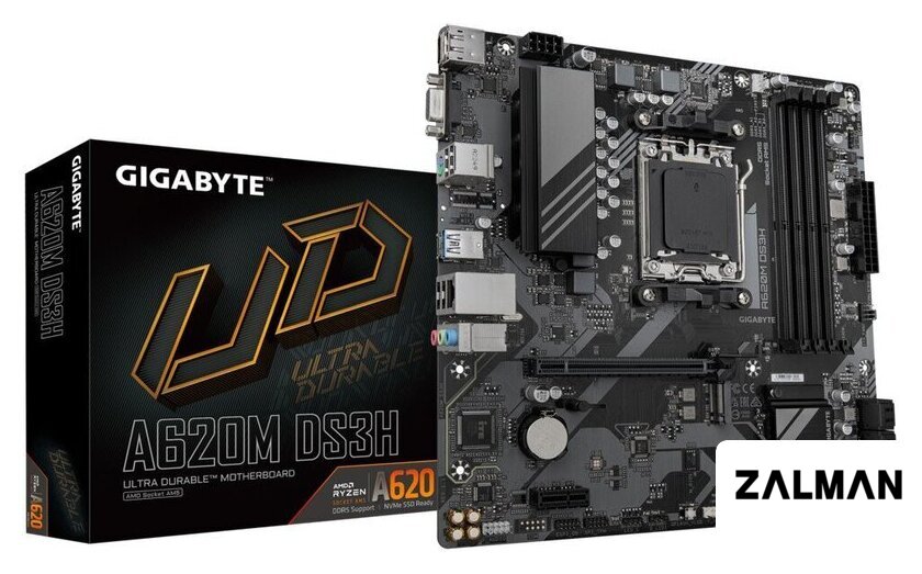 Материнская плата Gigabyte A620M DS3H (rev. 1.1)
