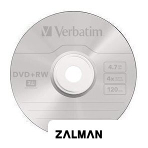 DVD+RW диск Verbatim 4.7Gb 4x 43489 (25 шт.)