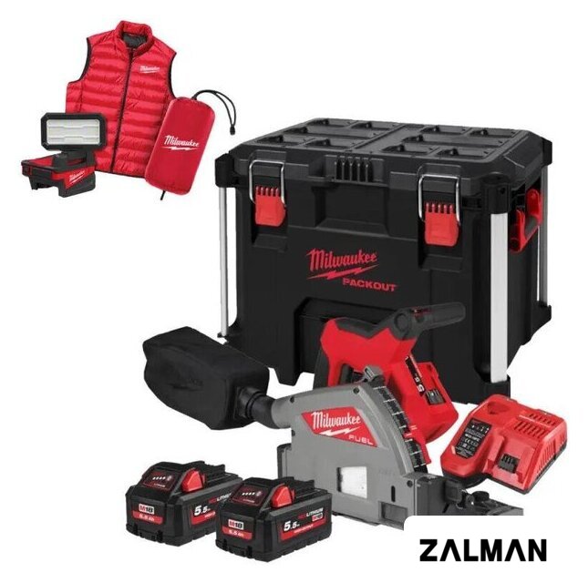 Дисковая погружная  Milwaukee M18 FPS55MC-552P 4933499456 (с 2-мя АКБ, кейс)