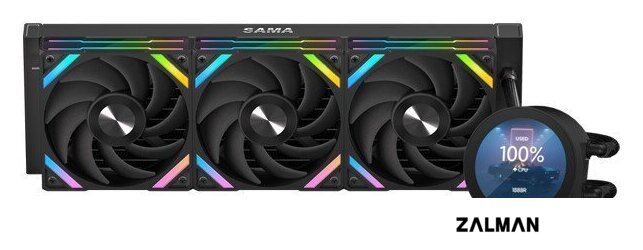 Система жидкостного охлаждения для процессора Sama Q70 360 (черный)