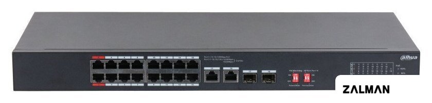 Неуправляемый коммутатор Dahua DH-S3218-16ET-190