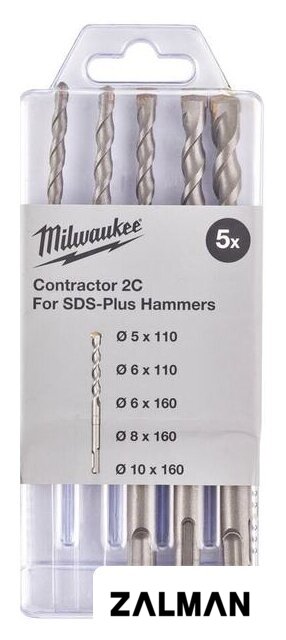 Набор буров Milwaukee 4932471242 (5 предметов)