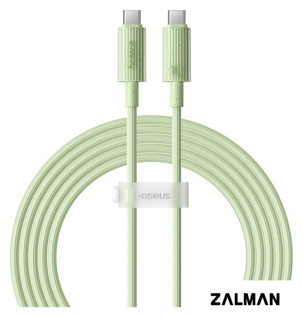 Кабель Baseus Habitat Series Fast Charging Cable 100W USB Type-C - USB Type-C (2 м, зеленый)