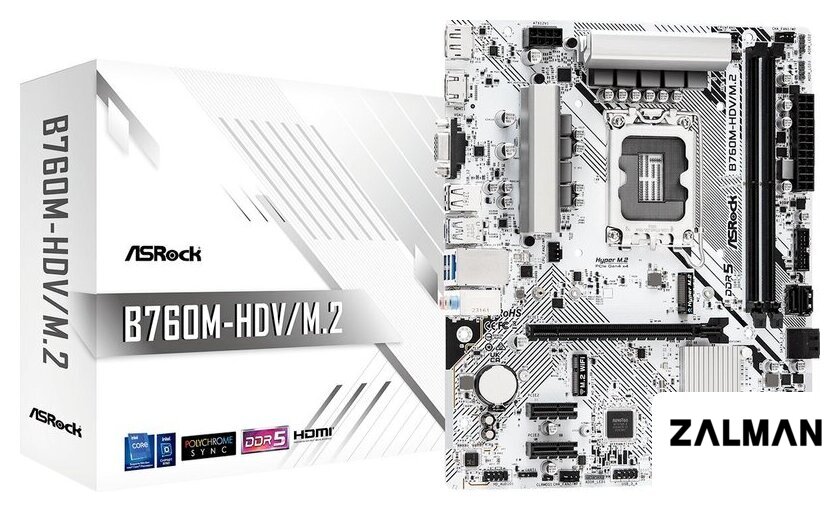 Материнская плата ASRock B760M-HDV/M.2
