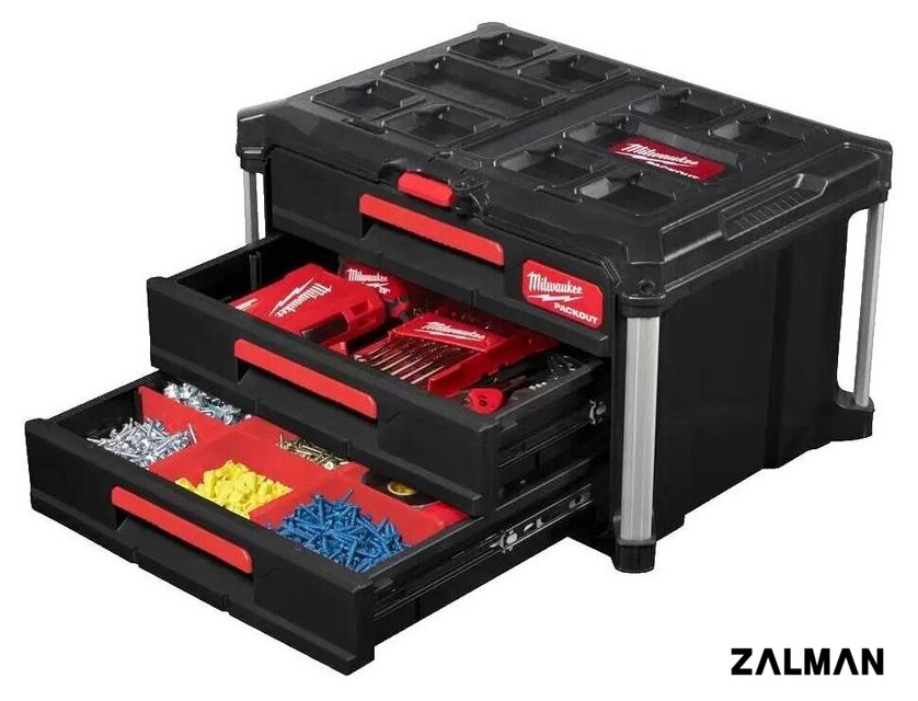 Ящик для инструментов Milwaukee Packout 3 Drawer Tool Box 4932472130