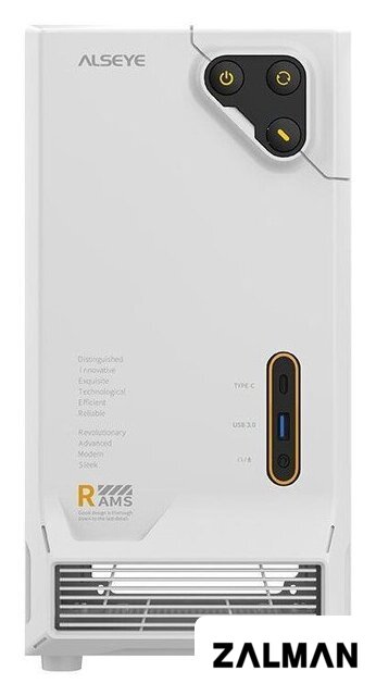 Корпус ALSEYE RAMS 1.0 Type-C (белый)