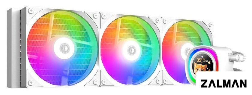 Система жидкостного охлаждения для процессора ID-Cooling FX360 LCD White