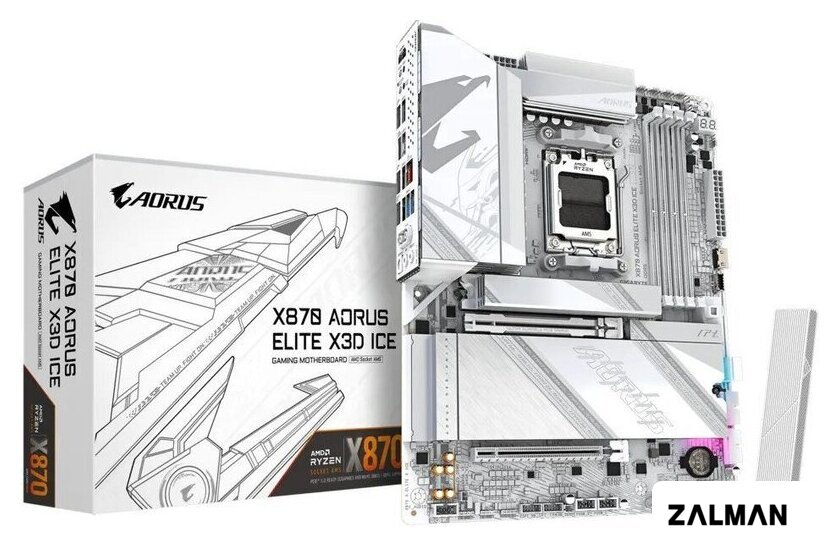 Материнская плата Gigabyte X870 Aorus Elite X3D Ice