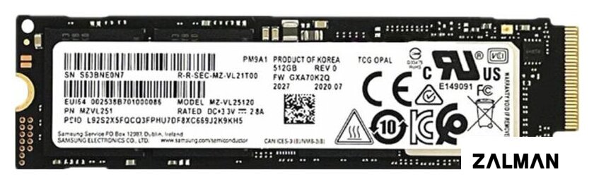 SSD Samsung PM9A1 2TB MZVL22T0HBLB-00B00