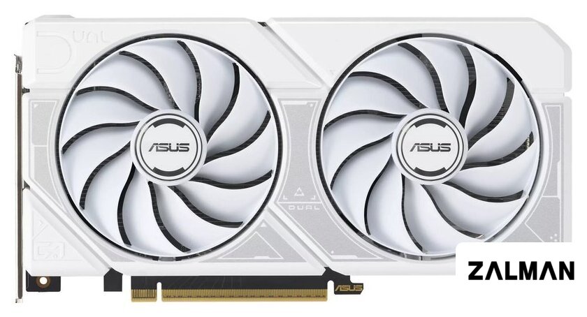 Видеокарта ASUS Dual GeForce RTX 5060 Ti 16GB GDDR7 White OC Edition DUAL-RTX5060TI-O16G-WHITE