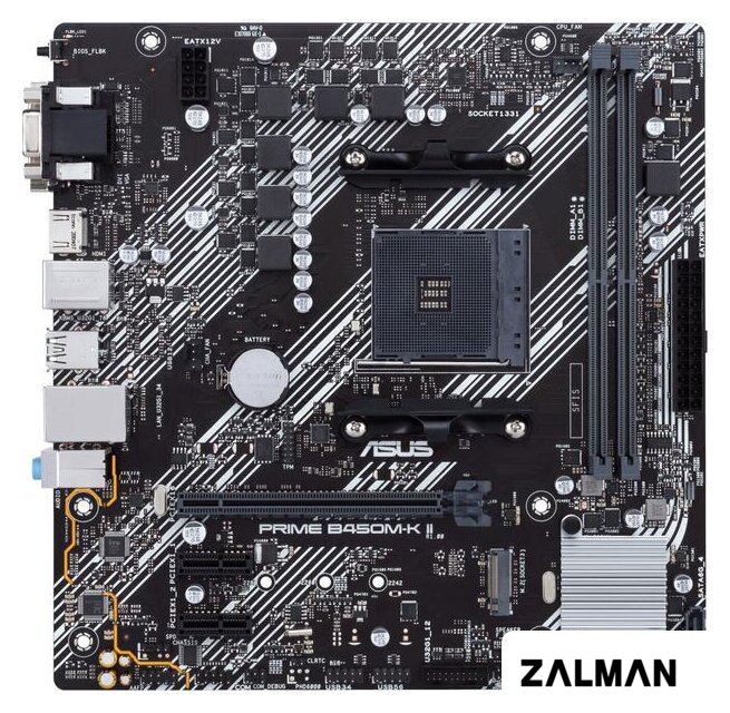 Материнская плата ASUS Prime B450M-K II