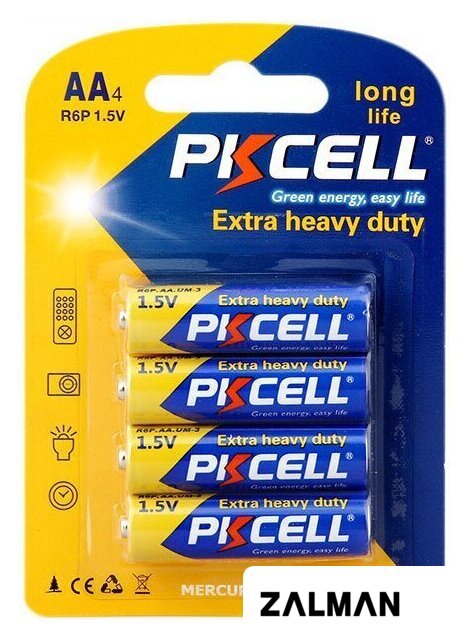 Батарейка PKCELL R6P-4B
