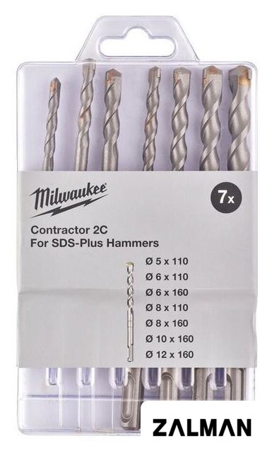 Набор буров Milwaukee 4932471244 (7 предметов)