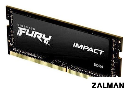 Оперативная память Kingston FURY Impact 16GB DDR4 SODIMM PC4-25600 KF432S20IB/16