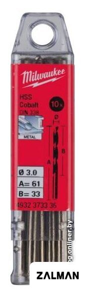 Набор сверл Milwaukee 4932373332 (10 предметов)