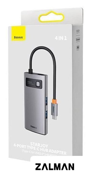 Док-станция Baseus StarJoy 4-Port Type-C Hub Adapter WKWG070113